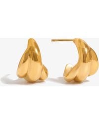 Elk & Bloom - Chunky 14K Triple Wrap Studs - Lyst
