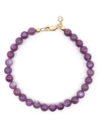 Shar Oke - Ruby & Mica Beaded Bracelet - Lyst