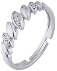 Spero London - Lined Stones Marquise Sterling Ring - Lyst