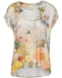 Conquista - Print Cap Sleeve Top - Lyst
