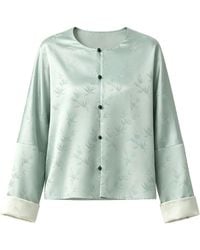 Silkinc - Silk Jacquard Double Sided Jacket - Lyst