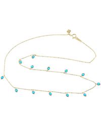 Artisan - 18K Round Station Necklace - Lyst