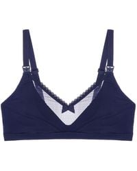 Journelle - Victoire Maternity Wireless Bra Midnight - Lyst