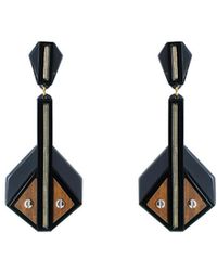 Gissa Bicalho - Earring Clef Smoked - Lyst