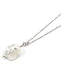 Biko Jewellery - Barroco Pearl Pendant - Lyst