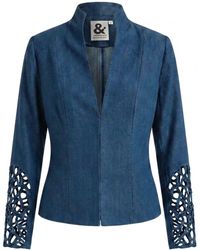 Taarach & Ampersand - Threadline Cocoon Jacket - Lyst