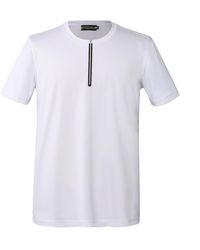 Smart and Joy - Thin Trim On Collar T-Shirt - Lyst
