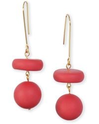 By Chavelli - Bead Dangle Earrings - Lyst