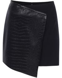 Mirimalist - Piton Mini Skirt - Lyst