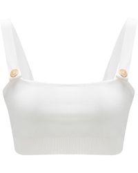 Peraluna - Elizabeth Knit Bralette - Lyst