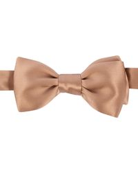 LE COLONEL - Milk Coffee Silk Bow Tie - Lyst