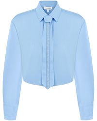 Nocturne - Shirt With Tie Detail - Lyst