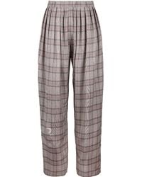 Helene Galwas - Deily Pants Checked - Lyst