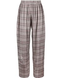 Helene Galwas - Deily Pants Checked - Lyst