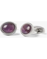Simon Carter - Charles Amethyst Cufflink - Lyst