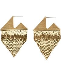 Miss Cecilia - Vega Fringe Earrings - Lyst