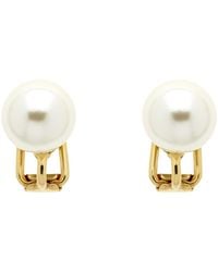 Emma Holland Jewellery - Cream Pearl Stud Clip On Earrings - Lyst