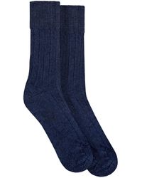 Paul James Knitwear - Alpaca Kenilworth Lounge Socks - Lyst