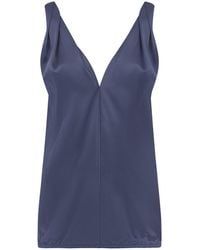 The Summer Edit - Lily Silk Twist Strap Camisole - Lyst