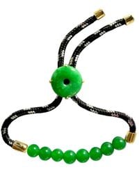 seree - Paracord Jade Slider Bracelet - Lyst