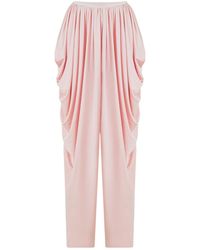 Nocturne - Blush Draped Harem Trousers - Lyst