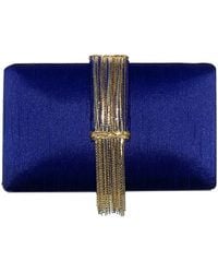 Simitri - Sapphire Fringe Clutch - Lyst