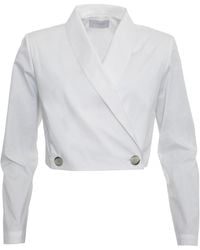 Roses Are Red - Cropped Blazer - Lyst