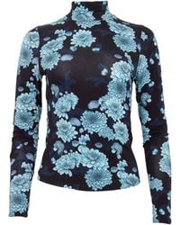 lords of harlech - Kate Serious Floral Turtleneck - Lyst
