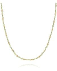 Nellou Jewellery - Peridot August Birthstone Orbit Necklace - Lyst