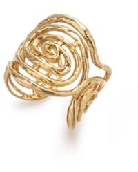 Retro Chic - Eternal Spiral Small Ring - Lyst