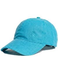 Maison Tangerine - Linen Baseball Hat Aqua - Lyst