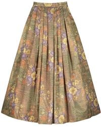 Monique Singh - Iconic Ethereal Floral Evening Skirt - Lyst