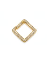 Jaredjamin - Pavé Square Clicker Clasp - Lyst