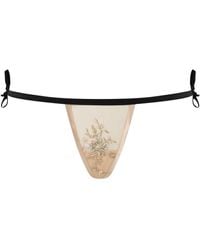 Belle -et-BonBon - Serafina Beaded Thong - Lyst