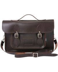 Zatchels - Handmade Leather Backpack Satchel -Dark - Lyst