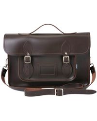Zatchels - Handmade Leather Backpack Satchel -Dark - Lyst