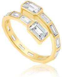SHYMI - Baguette Wrap Ring - Lyst
