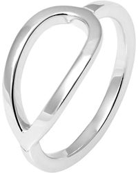 Lucy Quartermaine - Solid Sterling Petal Ring - Lyst