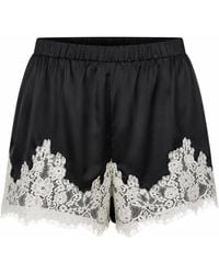 Ats the Label - Rosalie Lace Satin Shorts - Lyst