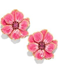 The Pink Reef - Raspberry Large Hand Painted Jewel Box Florals - Lyst