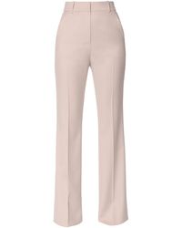 AGGI by HALEWSKI - Neutrals Kyle Pearl Ivory High Waisted Trousers - Lyst