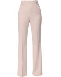 AGGI by HALEWSKI - Neutrals Kyle Pearl Ivory High Waisted Trousers - Lyst