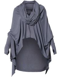 Metamorph - Extravagant Tunic With Scarf Collar - Lyst