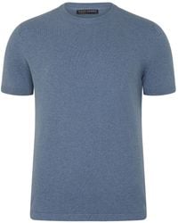Paul James Knitwear - Midweight Julius Cotton Knitted T-Shirt - Lyst