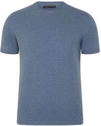 Paul James Knitwear - Midweight Julius Cotton Knitted T-Shirt - Lyst