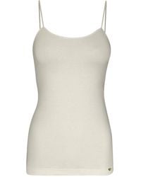 Zd - Zero Defects - Neutrals Afrodita Spaghetti Top Soy Fiber - Lyst