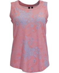 lords of harlech - Tina Paisley Explosion Coral Muscle Tank - Lyst