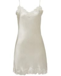 SAINTED SISTERS - Scarlett Ivory Chemise - Lyst