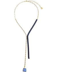 Rare Matters Jewelry - Golden Hour Lariat Necklace - Lyst