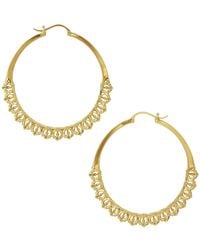 Astor & Orion - Calla Hoops Large - Lyst